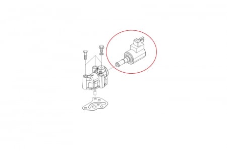 Solenoid valve 4WD for Volvo backhoe loader-CARRARO [1]