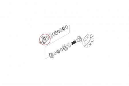 Flansa cardan buldoexcavator New Holland-CARRARO [1]