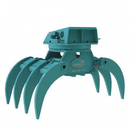 Cu rotire - Graifer lemne/cherestea cu 7 dinti DHG1900-7T-R-DEHACO