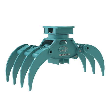 Cu rotire - Graifer lemne/cherestea cu 7 dinti DHG450-7T-R-DEHACO