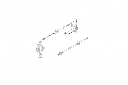 Greaser nipple for New Holland backhoe loader-CARRARO [1]