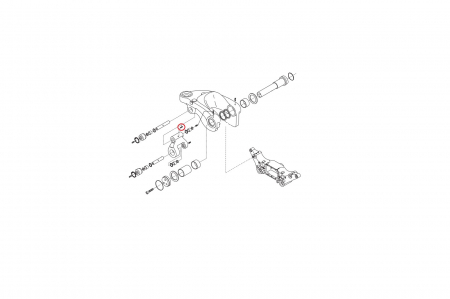 Spli pin 6x30 for Volvo backhoe loader-CARRARO [1]