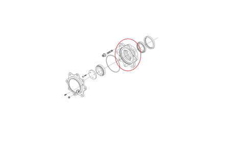 Kit butuc roata 064086-CARRARO [1]