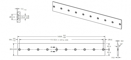 Lama de uzura 13G7261410B-AROX [1]