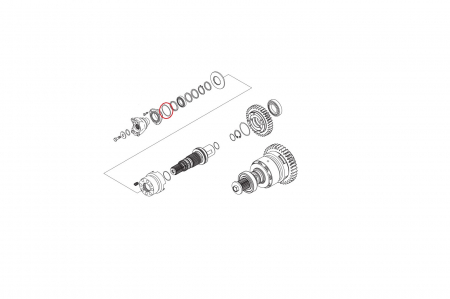 O-ring buldoexcavator New Holland-CARRARO [1]