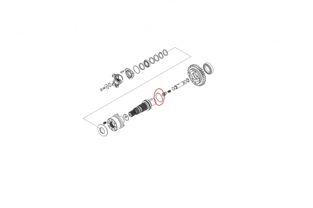 O-ring for Volvo backhoe loader-CARRARO [1]