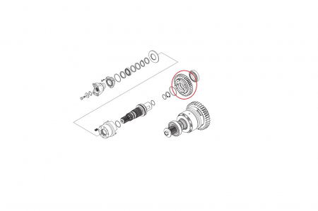 Gear for New Holland backhoe loader-CARRARO [1]