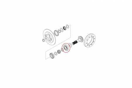 Rulment grup conic buldoexcavator New Holland-CARRARO [1]