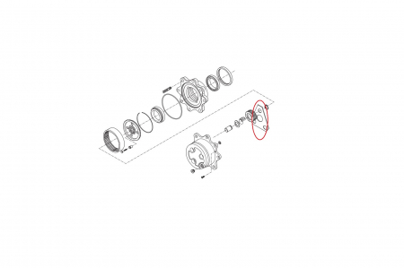 Thrust washer for New Holland backhoe loader-CARRARO [1]