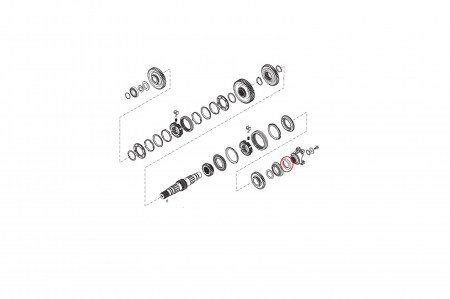 Oil seal for New Holland backhoe loader-CARRARO [1]