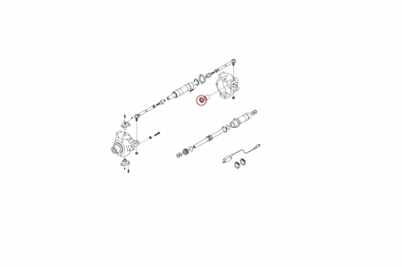 Simering planetara buldoexcavator Komatsu-CARRARO [1]