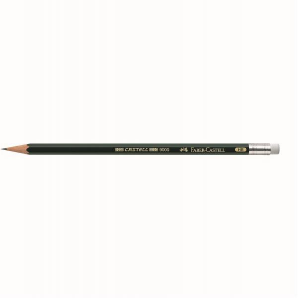 Creion Grafit Castell 9000 cu guma Faber-Castell [2]