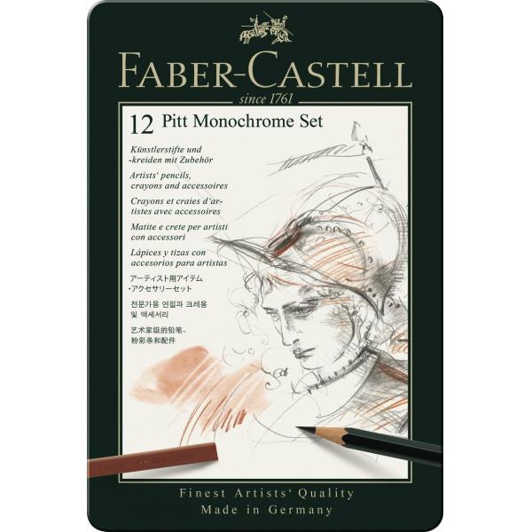 Set Pitt Monochrome 12 Buc Nou Faber-Castell [2]