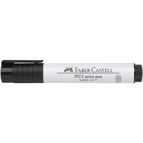 Pitt Artist Pen 2.5 Alb Faber-Castell [2]