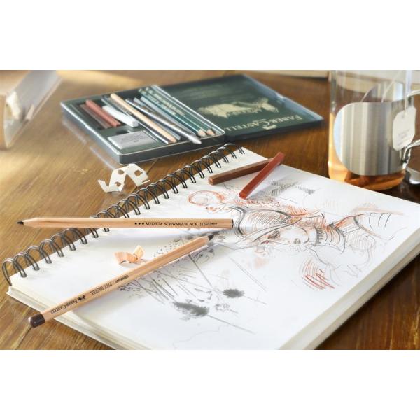 Creion Ulei Rosu Sangvin Pitt Monochrome Faber-Castell [3]