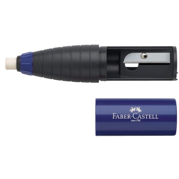 Ascutitoare Cu Radiera rosu/albastru Faber-Castell [3]