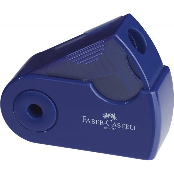 Ascutitoare Plastic Simpla Sleeve-Mini Rosu/Albastru Faber-Castell [2]