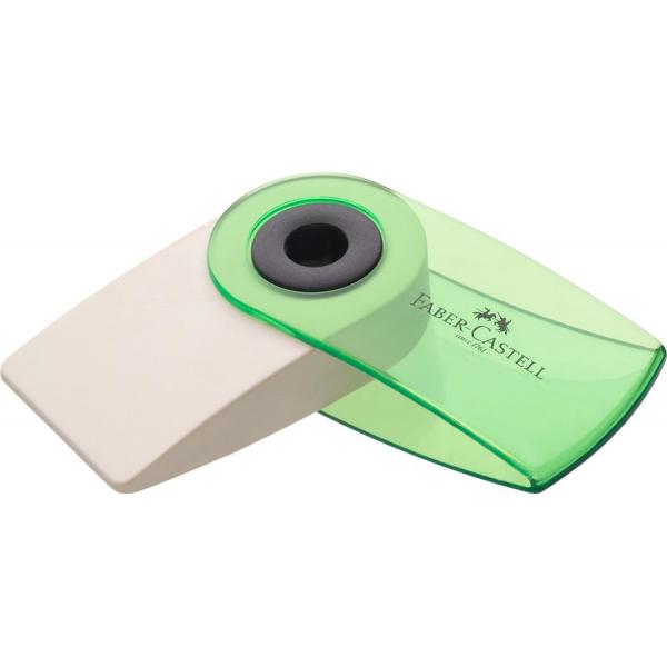 Radiera Creion Sleeve Mini Culori Transparente Faber-Castell [2]