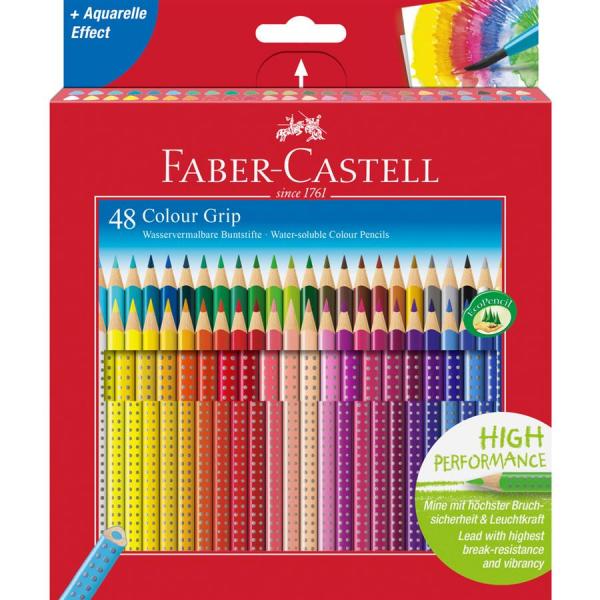 Creioane Colorate Grip 2001 48 Culori Faber-Castell [1]