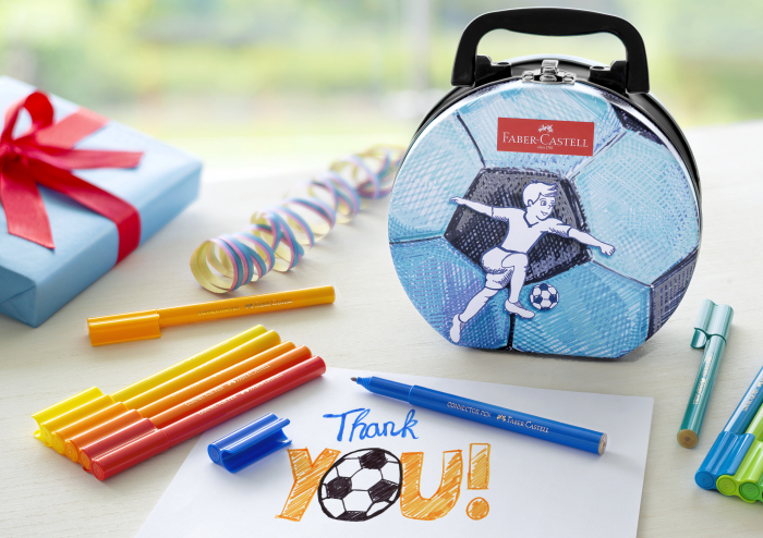Carioci 33 Culori Fotbal Connector Faber-Castell [2]