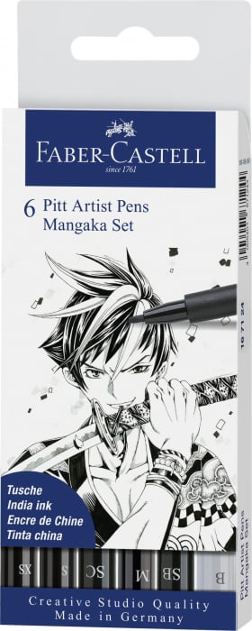 Pitt Artist Pen Manga - Mangaka Set Faber-Castell [1]