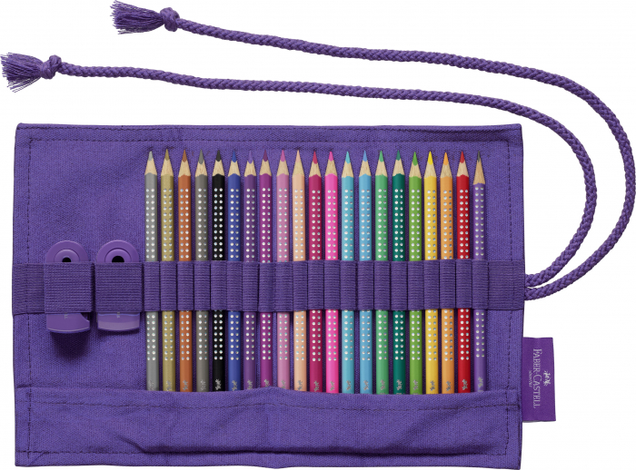 Rollup 20 creioane colorate Sparkle +1 Creion Sparkle + accesorii Faber-Castell [8]