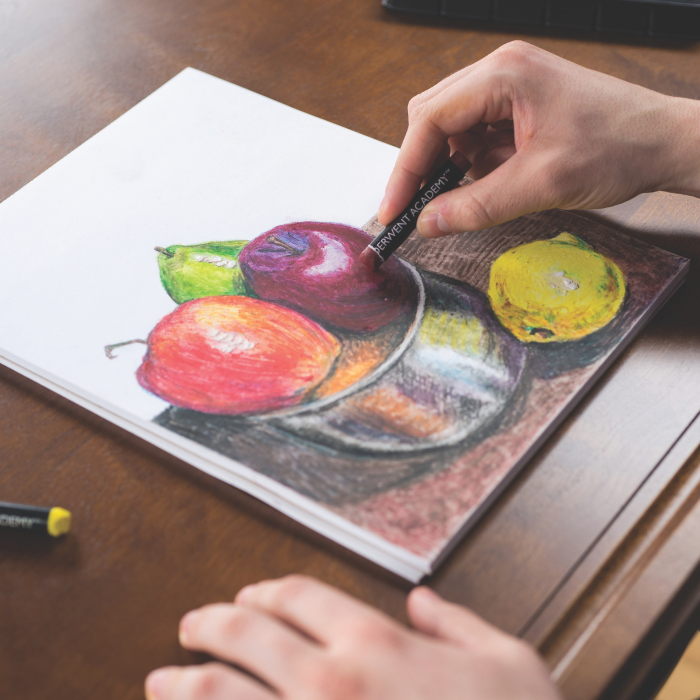 Creioane ulei pastel, 12 buc/set Derwent Academy [3]