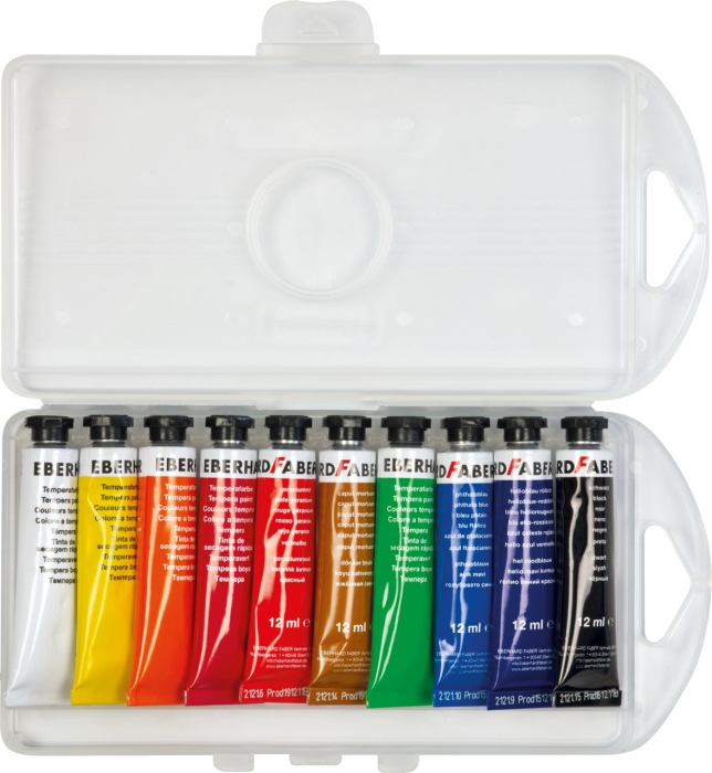 TEMPERA 10 CULORI 12 ML CUT PLASTIC EBERHARD FABER [2]