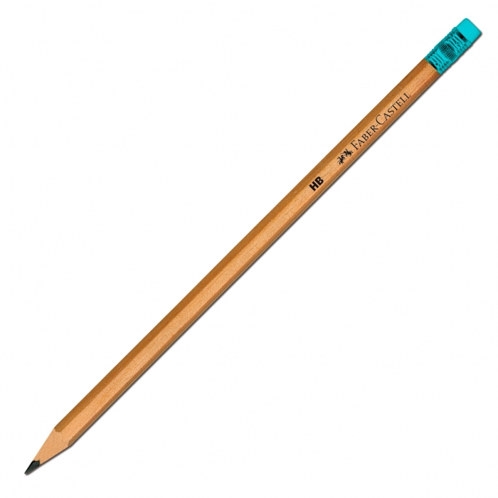 Creion Grafit HB cu Guma Natur Faber-Castell [2]