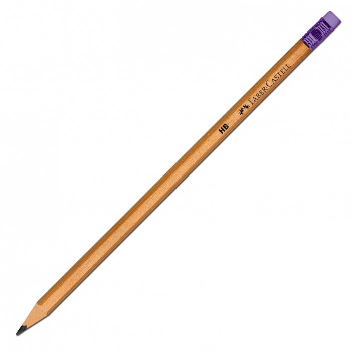 Creion Grafit HB cu Guma Natur Faber-Castell [3]