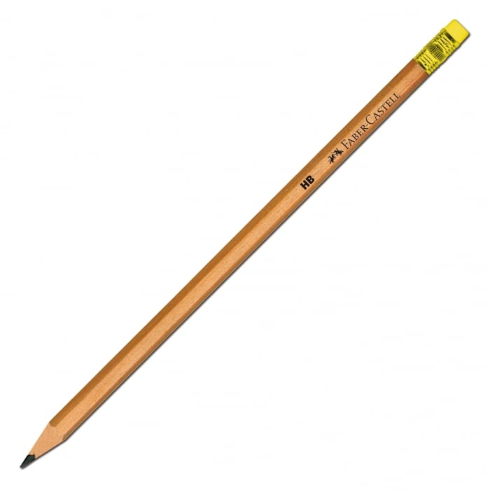 Creion Grafit HB cu Guma Natur Faber-Castell [4]
