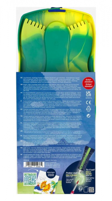 Acuarele 12 Culori Connector Dinozauri 2025, Faber-Castell [2]