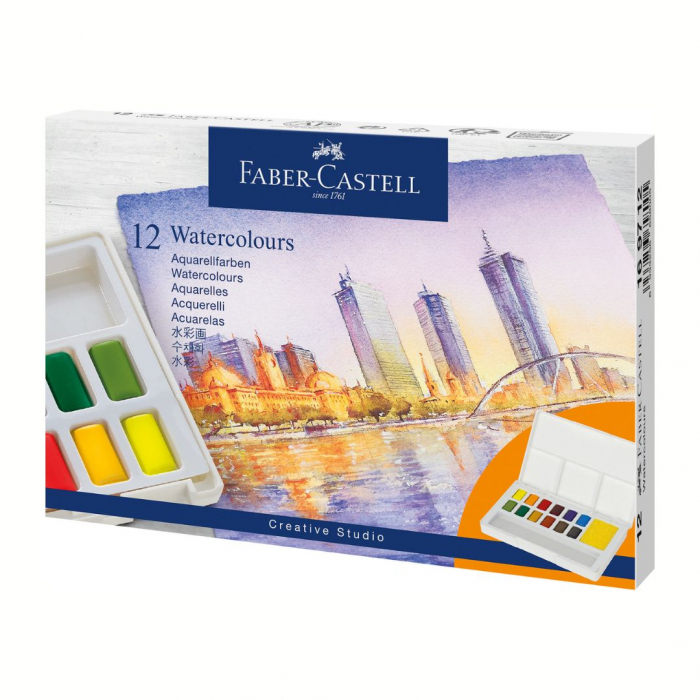 Acuarele 12 Culori Creative Studio Faber-Castell [1]