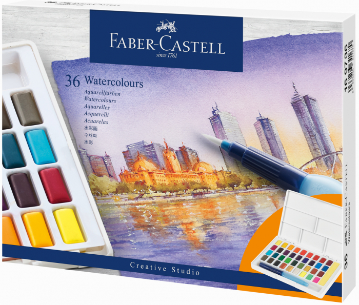 Acuarele 36 Culori Creative Studio Faber-Castell [2]