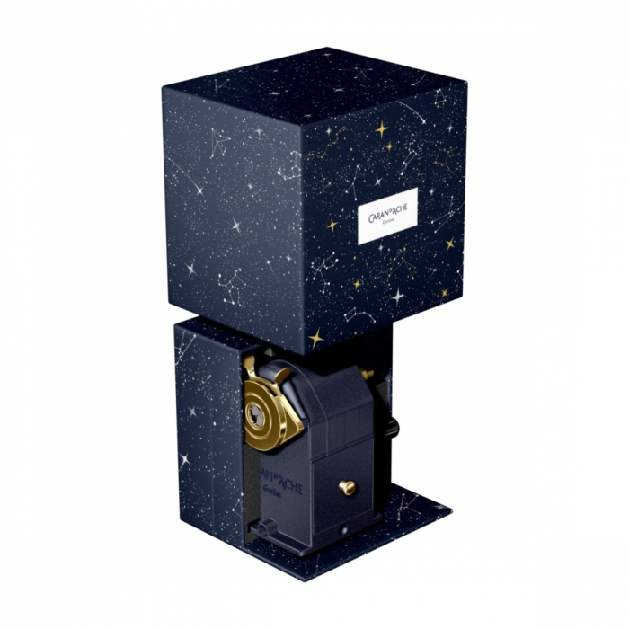 Ascutitoare cu Cilindru si Manivela Metal SE Cosmic Blue Navy, Caran d'Ache [11]