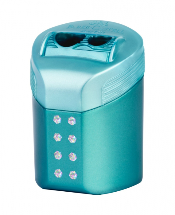 Ascutitoare Dubla ROLL ON Sparkle Pastel, Faber-Castell [1]