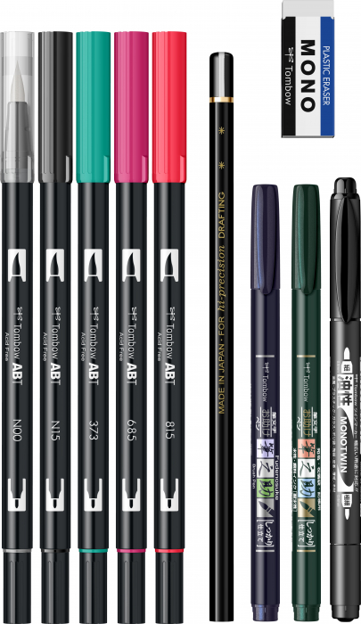 Set Caligrafie Avansati - Set 10 Tombow [4]