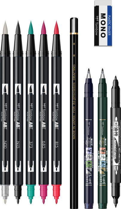 Set Caligrafie Avansati - Set 10 Tombow [2]