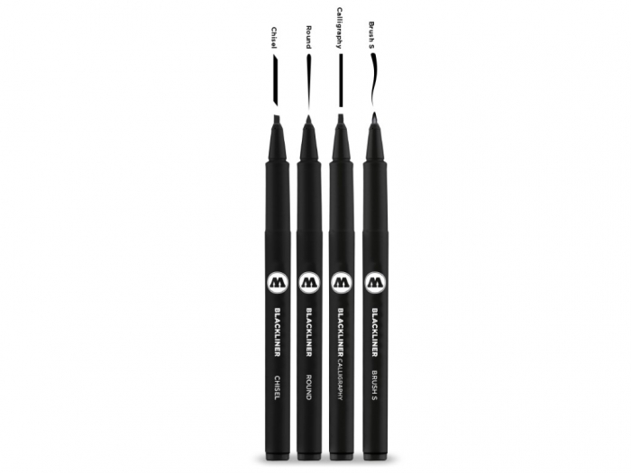 Set 4 Linere Blackliner (Set no 3), Molotow [2]
