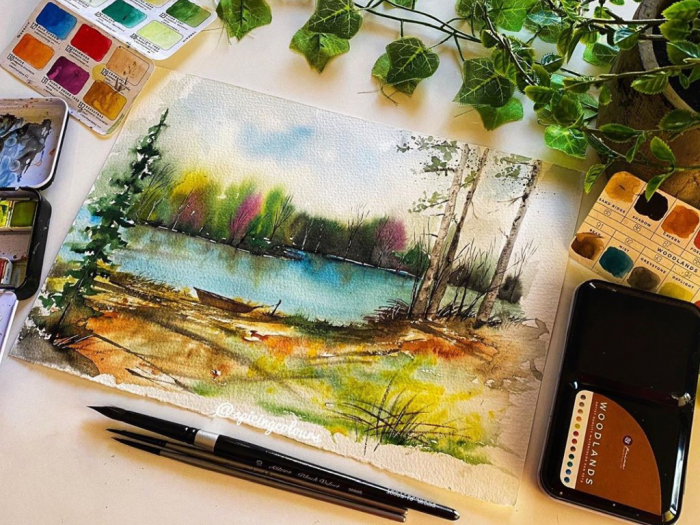 Bloc desen Accademia Disegno, A5, cu spiră, Fabriano [4]