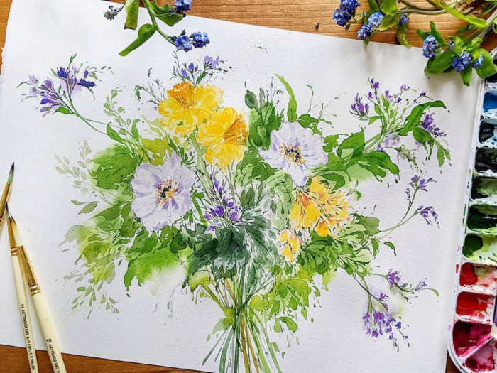 Bloc desen Accademia Disegno, A5, cu spiră, Fabriano [2]