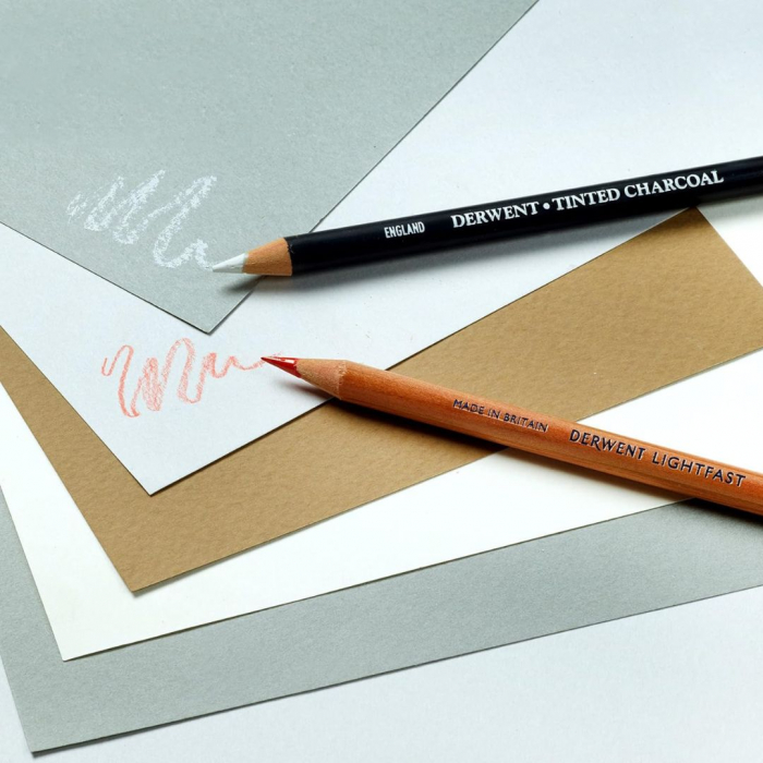 Bloc Desen Mixed Toned Paper Pad A5, 120gsm, 20 Foi, Derwent [5]