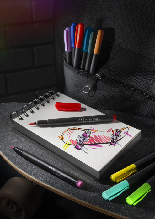 Brush Pens BLACK EDITION Set 20 culori, Faber-Castell [4]