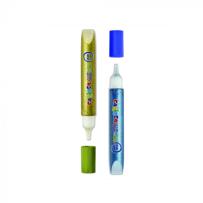 Lipici Glitter Neon lavabil 6 culori/blister, CARIOCA [3]