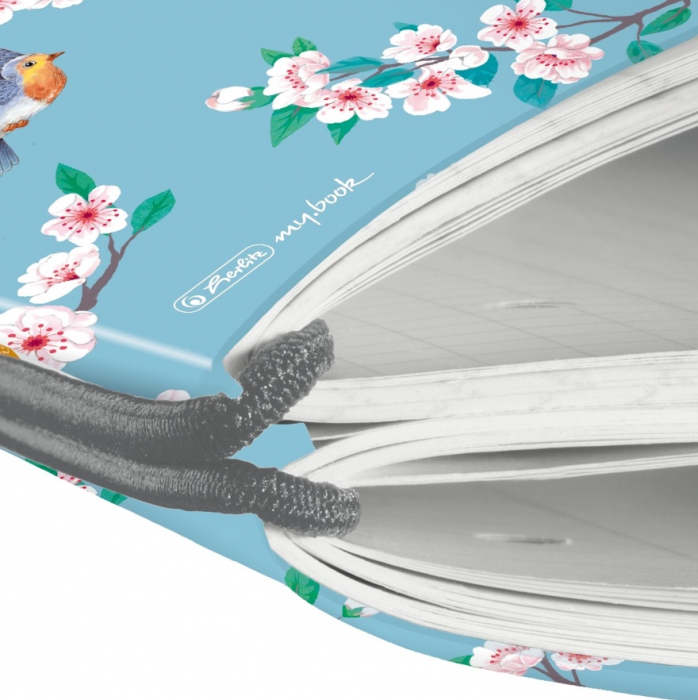 Caiet my.book flex A4, 40 file, patratele, Ladylike Birds, Herlitz [2]