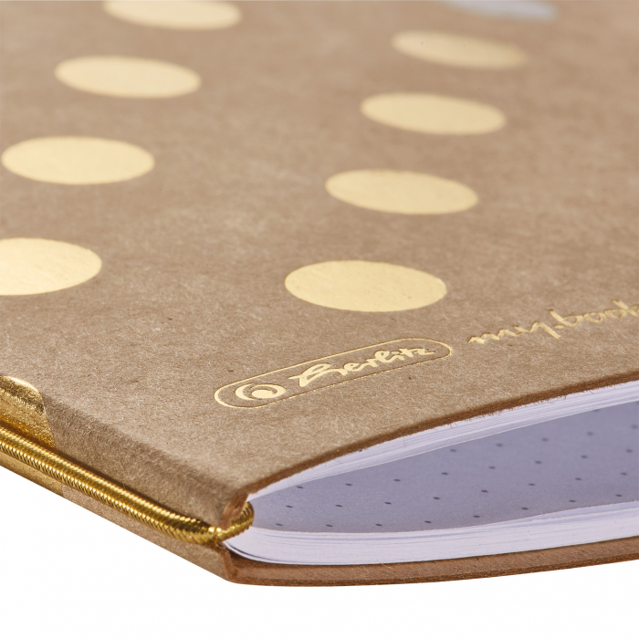 Caiet my.book flex, A5, 40 file, punctat, coperta carton, motiv Pure Glam, Herlitz [2]