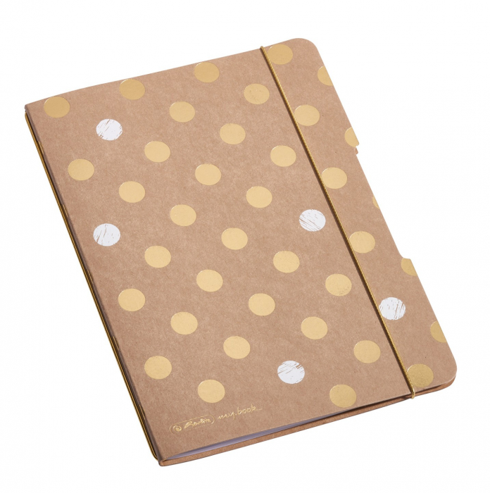 Caiet my.book flex, A5, 40 file, punctat, coperta carton, motiv Pure Glam, Herlitz [4]