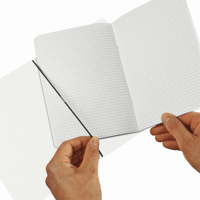 Caiet my.book flex A5, 40 file, patratele, transparent, Herlitz [3]
