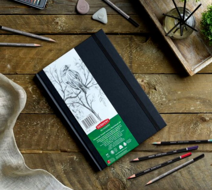 Caiet Spira pt Schite si Desen A4 128F 135gr Academy, Derwent [3]