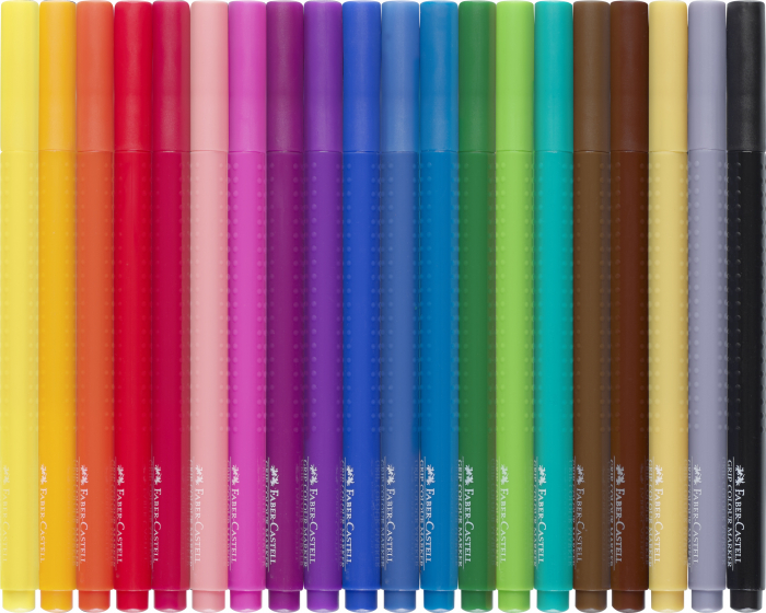 Carioci Grip 20 de culori Faber-Castell [4]